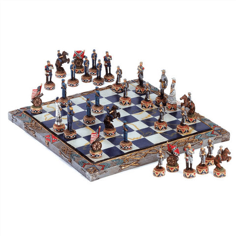 Image of Civil War Chess Board Game Set