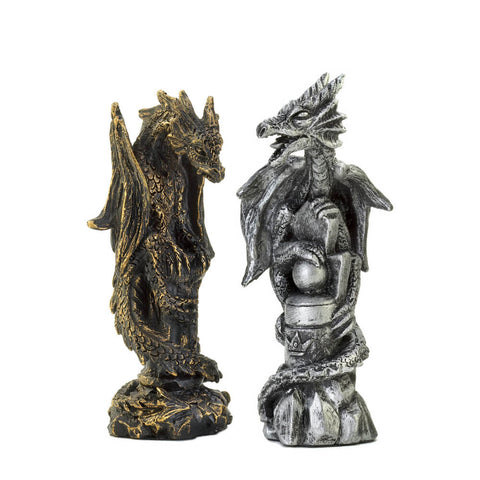 Image of Dragon Kingdom Chess Set - Two Tier Set