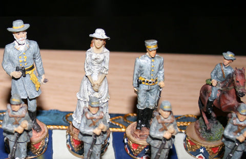 Image of Civil War Chess Board Game Set