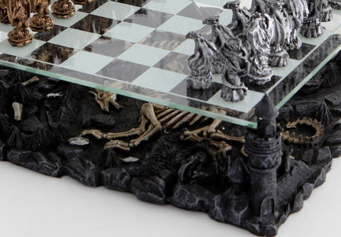 Image of Dragon Kingdom Chess Set - Two Tier Set