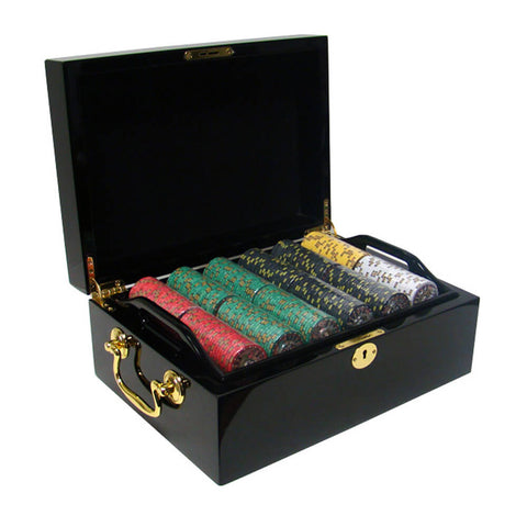 Image of Nevada Jack Pre-Packaged - 500 Ct Chip Set Black Mahogany Case