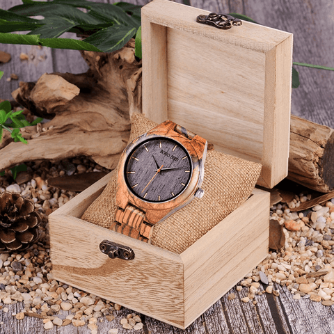 Image of Wooden BOBO BIRD Watch Casual Fashion Men & Women Watches erkek kol saati Design Watches relogio masculino Q05