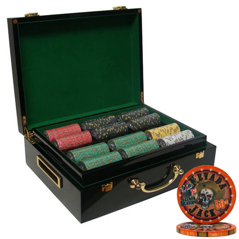 Image of Nevada Jack Pre-Packaged - 500 Ct Poker 10g Chip Set Hi Gloss Case