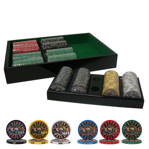 Image of Nevada Jack Pre-Packaged - 500 Ct Poker 10g Chip Set Hi Gloss Case