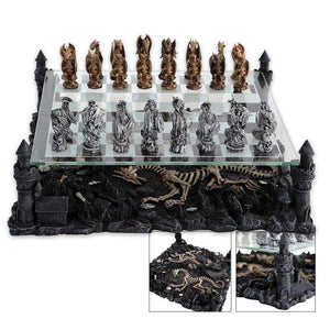 Dragon Kingdom Chess Set - Two Tier Set