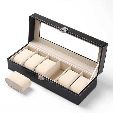 Image of BOBO BIRD Leatherette Wrist Watch Display Organizer Storage Case Box