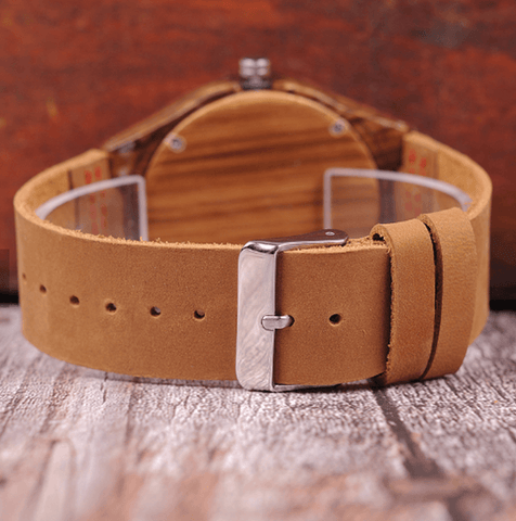 Image of Wooden BOBO BIRD Watch Casual Fashion Men & Women Watches erkek kol saati Design Watches relogio masculino Q05