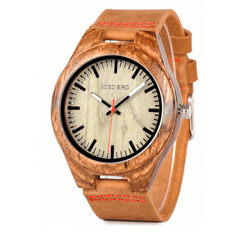 Image of Wooden BOBO BIRD Watch Casual Fashion Men & Women Watches erkek kol saati Design Watches relogio masculino Q05