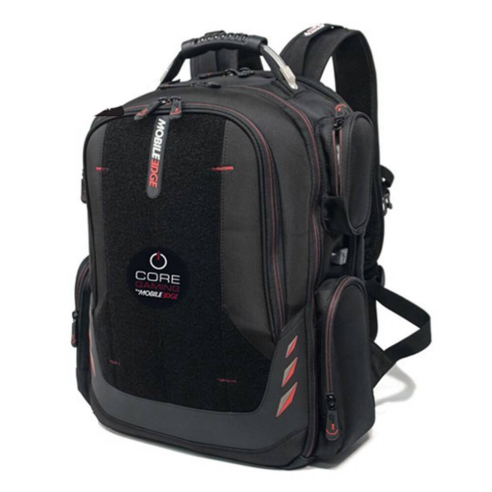 Mobile Edge Core Gaming Checkpoint Friendly 18.4" Backpack Velcro Front