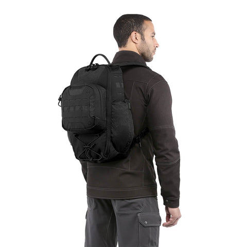 Image of Maxpedition Agr Lithvore Backpack Hex Ripstop Nylon Rucksack-17L Black