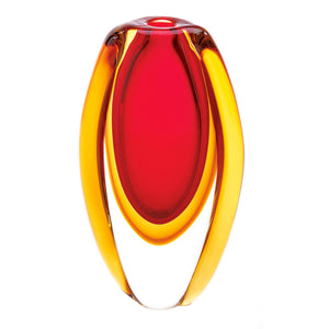 Sunfire Art Modern Glass Flower Vase - Accent Plus Home Decor