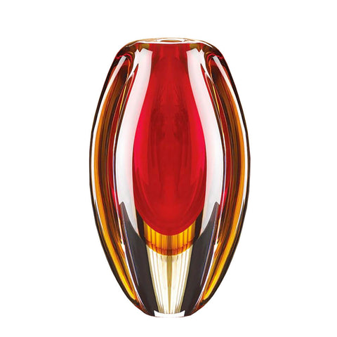 Image of Sunfire Art Modern Glass Flower Vase - Accent Plus Home Decor