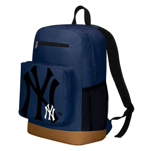 New York Yankees MLB Playmaker Backpack Blue/Tan by The Northwest co.